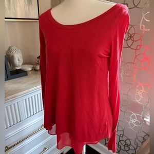 Express red two layer top Size Medium